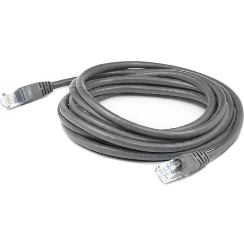Addon ADD-2FCAT6A-GY Cables Addon 2ft Gray Cat 6a Pvc Ethernet Cable Snagless Bubble Boot Rj-45 M/m - 2 Ft Category 6a Network C Add2fcat6agy 821456734987