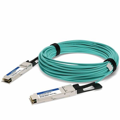 Addon AOC-Q-Q-40G-25M-AO Cables Addon Fiber Optic Network Cable - 82.02 Ft Fiber Optic Network Cable For Network Device - First End: Aocqq40g25mao 821456244677