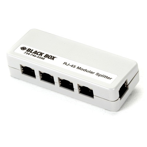 Black Box FM815-R2 Signal Splitters/Amplifiers Rj-45 Modular Splitter, 5-position, 8 X 8, Shielded, B Pinning Fm815r2 000056161113