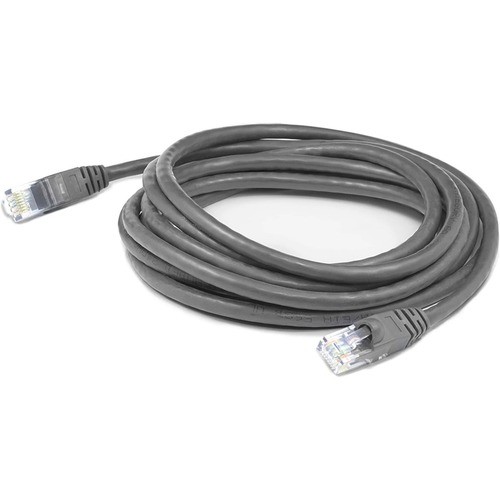 Addon ADD-20FCAT6A-GY Cables Addon 20ft Gray Cat 6a Pvc Ethernet Cable Snagless Bubble Boot Rj-45 M/m - 20 Ft Category 6a Network Add20fcat6agy 821456741923