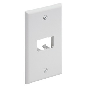 Panduit CFP2WH Faceplates & Mounting Boxes Panduit 2 Socket Mini-com Classic Faceplate - 2 X Socket(s) - 1-gang - White (cfp2wh) 074983687619