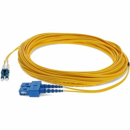 Addon ADD-SC-LC-1-5M9SMF Cables Addon 15m Sc To Lc Yellow Os2 Duplex Ofnr (riser-rated) Taa Smf Fiber Patch Cable - 49.21 Ft Fiber O Addsclc15m9smf 821455409466