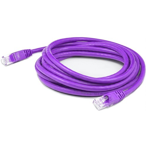 Addon ADD-50FCAT6A-PE Cables Addon 50ft Purple Cat 6a Pvc Ethernet Cable Snagless Bubble Boot Rj-45 M/m - 50 Ft Category 6a Netwo Add50fcat6ape 821456747642