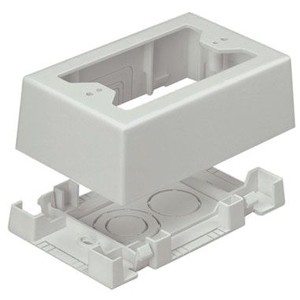 Panduit JBX3510IW-A Cable Management Panduit Pan-way Low Voltage Surface Mount Outlet Box - Mount Box - Off White - 1 (jbx3510iw-a) Jbx3510iwa 074983353941