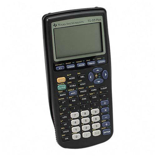Texas Instruments 83PLTBL1L1A Calculators Ti-83 Plus Graphing Calculator TEXTI83PLUS 818217530957