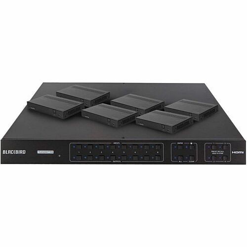 Monoprice 39670 VGA Switchboxes Monoprice Blackbird 39670 Audio/video Switchbox - 3840 X 2160 - 4k - 1080p8 X 2 - Display, Notebook, 889028138533