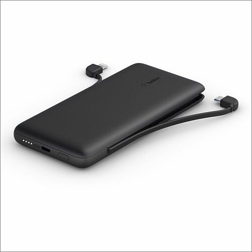 Belkin BPB006btBLK Power Banks Belkin Boostcharge Plus 10k Usb-c Power Bank With Integrated Cables - Black (bpb006btblk) 745883815371
