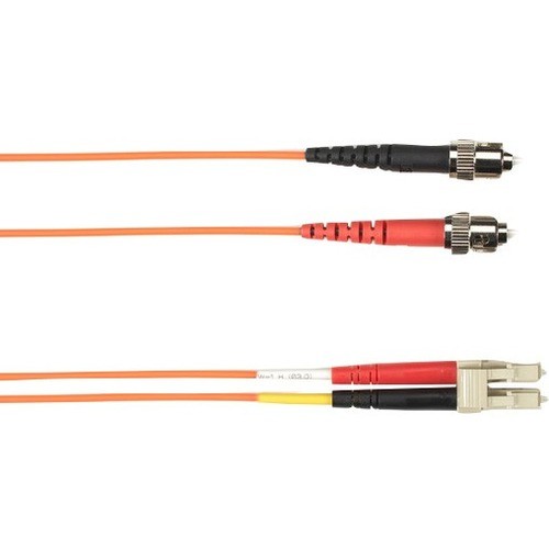 Black Box FOCMR50-003M-STLC-OR Cables Black Box Colored Fiber Om2 50/125 Multimode Fiber Optic Patch Cable - Ofnr Pvc - 9.84 Ft Fiber Opti Focmr50003mstlcor 822088203704