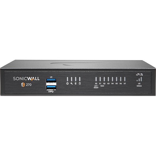 Sonicwall 02-SSC-6448 Network Security & Firewalls Sonicwall Tz270 Network Security/firewall Appliance - 8 Port - 10/100/1000base-t - Gigabit Ethernet  02ssc6448 758479264484