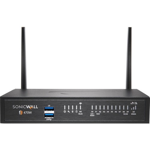 Sonicwall 02-SSC-7273 Network Security & Firewalls Sonicwall Tz470w Network Security/firewall Appliance - 8 Port - 10/100/1000base-t - 2.5 Gigabit Ethe 02ssc7273 758479272731