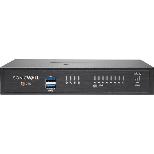 Sonicwall 02-SSC-6842 Network Security & Firewalls Sonicwall Tz270 Network Security/firewall Appliance - 8 Port - 10/100/1000base-t - Gigabit Ethernet  02ssc6842 758479268420
