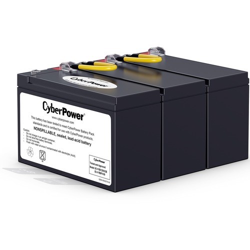 CyberPower RB1290X3B UPS Batteries Cyberpower Rb1290x3b Replacement Battery Cartridge - 3 X 12 V / 9 Ah Sealed Lead-acid Battery, 18mo  649532932979