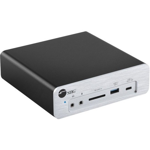 Siig JU-DK0K11-S1 Docking Stations Siig Thunderbolt 3 Dp 1.4 Docking Station With Dual M.2 Nvme Ssd And 96w Pd - Single 8k 30hz / 4k 144h Judk0k11s1 662774044071