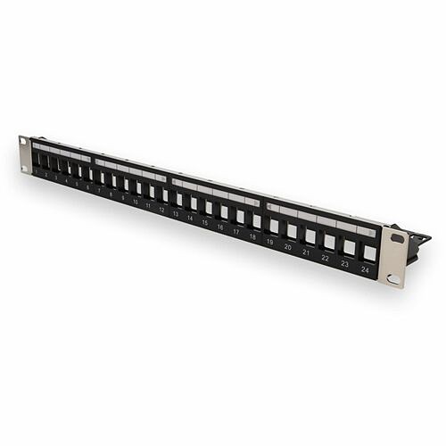 Addon ADD-PPST-24PE Patch Panels Addon 19-inch Cat6 24-port Unloaded Patch Panel - 24 Port(s) - 24 X Rj-45 - 1u High - 19" Wide - Rac Addppst24pe 821456228448