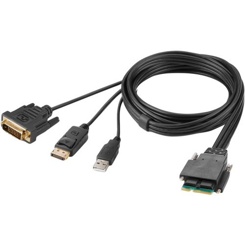 Belkin F1DN2MOD-HC-DP6 Cables Belkin Modular Dvi And Dp Dual-head Host Cable 6 Ft. - 6 Ft Displayport/modular/usb Kvm Cable For Kv F1dn2modhcdp6 745883789719