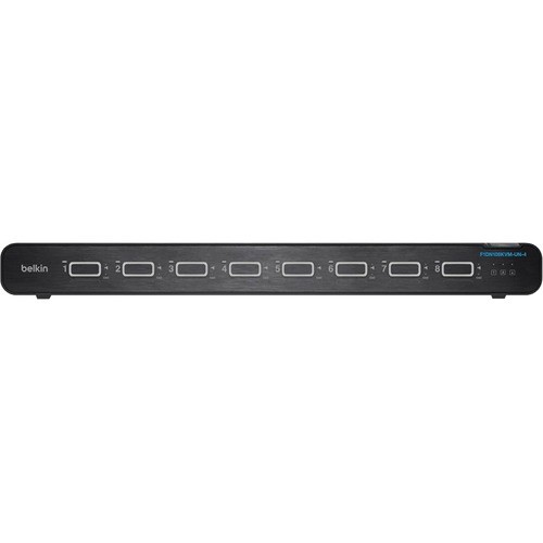 Belkin F1DN108KVM-UN-4 KVM Switchboxes Belkin Universal 2nd Gen Secure Kvm Switch, 8-port Single Head W/ Cac - 8 Computer(s) - 1 Local User F1dn108kvmun4 745883800926