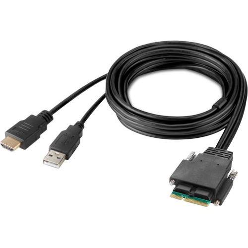 Belkin F1DN1MOD-HC-H06 Cables Belkin Modular Hdmi Single-head Host Cable 6 Ft. - 6 Ft Hdmi/modular/usb-a Kvm Cable For Kvm Console F1dn1modhch06 745883789511