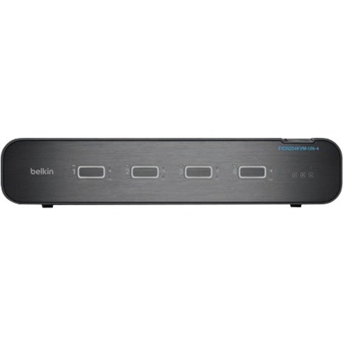 Belkin F1DN204KVM-UN-4 KVM Switchboxes Universal 2nd Gen Secure Kvm Switch, 4-port Dual Head W/ Cac F1dn204kvmun4 745883878574