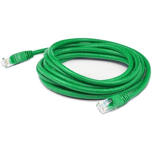 Addon ADD-0-5FCAT6A-GN Cables Addon 6in Green Cat 6a Pvc Ethernet Cable Snagless Bubble Boot Rj-45 M/m - 6" Category 6a Network Ca Add05fcat6agn 821456733300