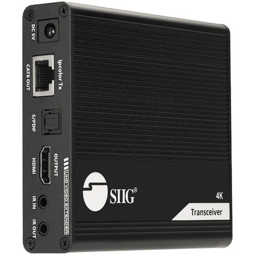 Siig CE-H26N11-S1 Video Consoles/Extenders Siig Ipcolor 4k Hdmi 2.0 Extender Daisy Chain Transceiver - 230ft - Zero Latency, With Ir Control And  Ceh26n11s1 662774044637