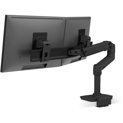 Ergotron 45-627-224 Mounting Kits Ergotron Desk Mount For Lcd Monitor - Matte Black - Height Adjustable - 2 Display(s) Supported - 27" 45627224 698833083538