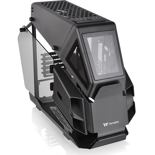 Thermaltake CA-1R4-00S1WN-00 Computer Cases Thermaltake Ah T200 Micro Chassis - Micro Tower - Black - Spcc, Tempered Glass - 2 X Bay - 0 - Micro Ca1r400s1wn00 841163075746