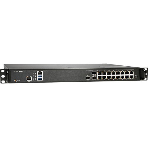 Sonicwall 02-SSC-8385 Network Security & Firewalls Sonicwall Nsa 2700 Network Security/firewall Appliance - 16 Port - 10/100/1000base-t, 10gbase-x - 10 02ssc8385 758479283850
