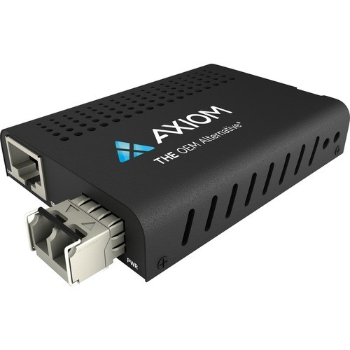 Axiom Memory MC10-S5L80-AX Transceivers/Media Converters Axiom Mini 10gbs Rj45 To 10gbase-zr Media Converter - Smf, Lc, 80km, 1550nm - 1 X Lc Ports - Duplexl Mc10s5l80ax 840177840104