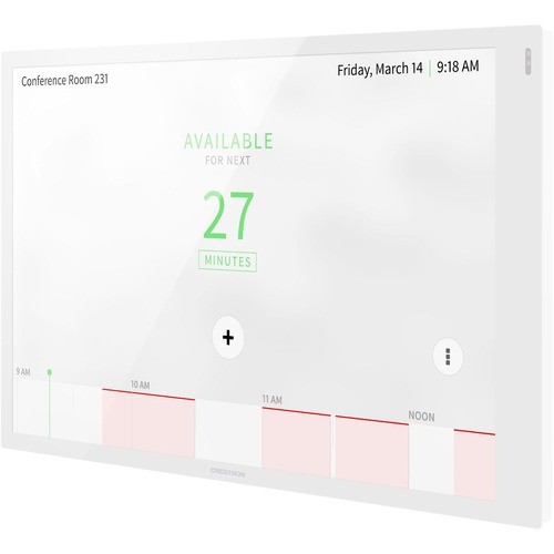Crestron 6511516 Uncategorized 10.1 In. Room Scheduling Touch Screen, White Smooth 
