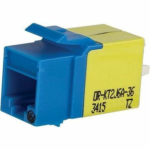 C2g KT2J6A25-36 Cable Ends/Connectors Ortronics Category 6a Keystone Jack, Lacing Cap Termination, Blue, 25 Pack - 25 Pack - 1 X Rj-45 Key Kt2j6a2536 662875882879