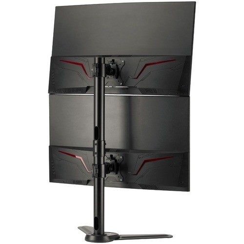 Siig CE-MT3F11-S1 Stands & Cabinets Freestanding Adjusting Vertical Dual Monitor Steel Stand 17" To 32" - 75x75 100x100 Vesa (ce-mt3f11- Cemt3f11s1 662774044606
