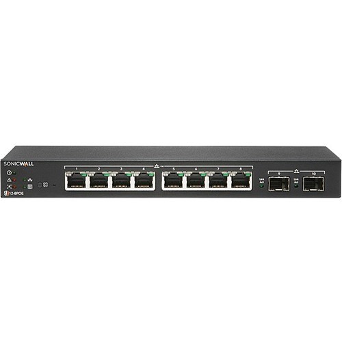 Sonicwall 02-SSC-8367 Switches & Bridges Sonicwall Switch Sws12-8poe With Wireless Network Management Essential And Suppo (02-ssc-8367) 02ssc8367 758479283676