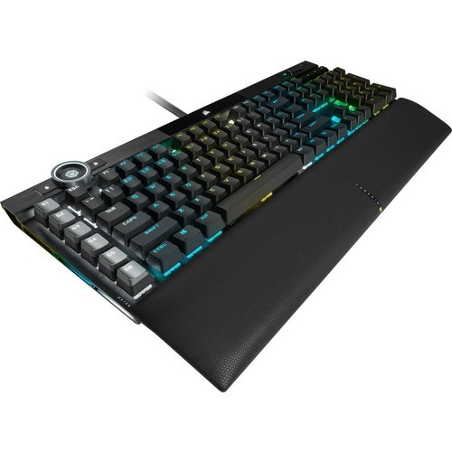 Corsair CH-912A014-NA Keyboards & Keypads Corsair K100 Rgb Mechanical Gaming Keyboard - Cherry Mx Speed - Black - Cable Connectivity - Usb 3.0 Ch912a014na 840006621935