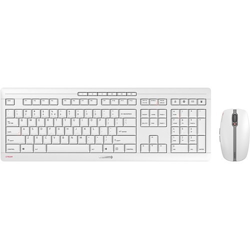 Cherry JD-8500EU-0 Keyboard & Mouse Combos Cherry Stream Desktop Wireless Keyboard And Mouse - Full Size,pale Gray,quiet,wireless Optical 6 But Jd8500eu0 4025112090790