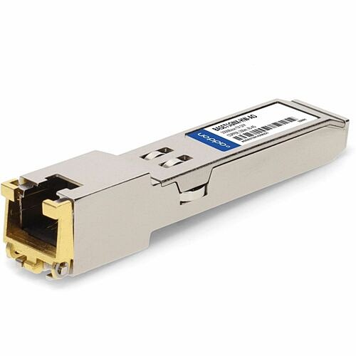 Addon BASET1GNX-HW-AO Switch Modules Addon Msa And Taa 10/100/1000base-tx Sfp Transceiver (copper, 100m, Rj-45) - For Data Networking - 1 Baset1gnxhwao 821456523796