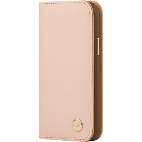 Aevoe 99MO091307 Carrying Cases Moshi Overture Carrying Case (wallet) Apple Iphone 12 Mini Smartphone - Luna Pink - Drop Resistant,  888112004389