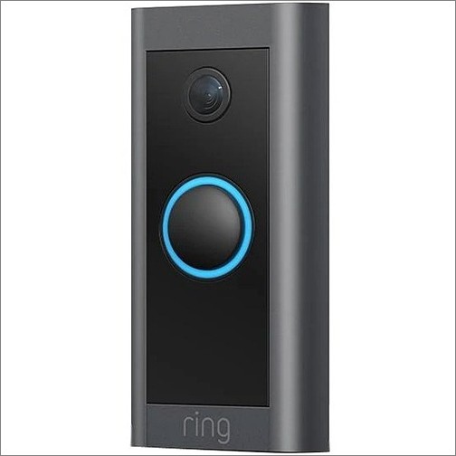 Ring B08CKHPP52 Doorbells Ring Video Doorbell Wired - Wired/wireless - Wireless Lan - Black (b08ckhpp52) 840080557021
