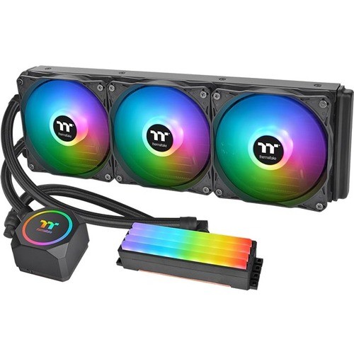 Thermaltake CL-W290-PL12SW-A Processor/Case Fans Thermaltake Floe Rc360 Cpu And Memory Aio Liquid Cooler - 3 X Fan(s) - 443.4 Gal/min Maximum Airflow - Clw290pl12swa 841163076828
