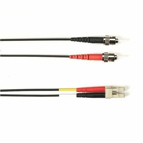 Black Box FOCMP10-020M-STLC-BK Cables Black Box Fiber Optic Duplex Patch Network Cable - 65.60 Ft Fiber Optic Network Cable For Network De Focmp10020mstlcbk 822088161820