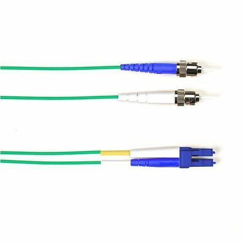 Black Box FOCMPSM-020M-STLC-GN Cables Black Box Fiber Optic Duplex Patch Network Cable - 65.60 Ft Fiber Optic Network Cable For Network De Focmpsm020mstlcgn 822088192794