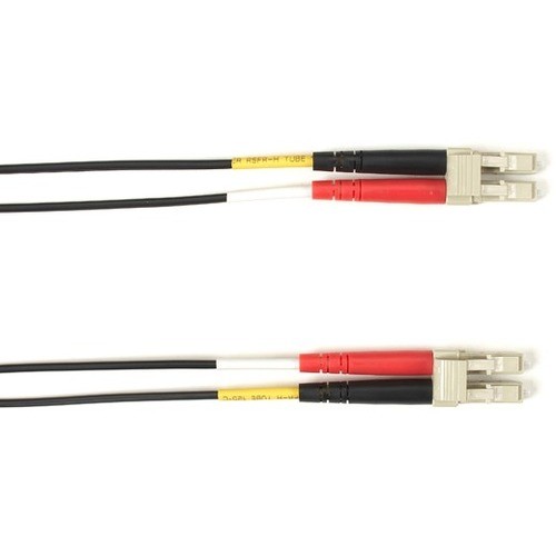Black Box FOCMRM4-005M-LCLC-BK Cables Black Box Fiber Optic Duplex Patch Network Cable - 16.40 Ft Fiber Optic Network Cable For Network De Focmrm4005mlclcbk 822088218852