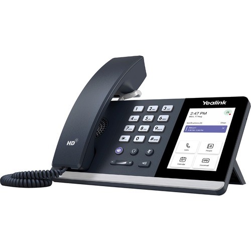 Yealink 1301198 IP Phones Yealink Mp54-teams Ip Phone - Corded - Corded - Desktop - Classic Gray - Voip - 2 X Network (rj-45)  