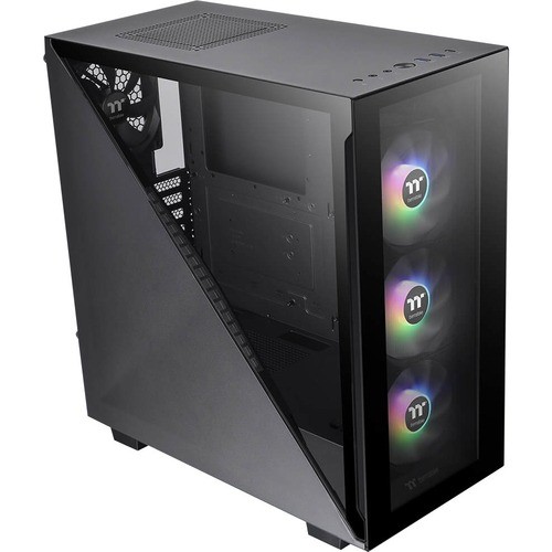 Thermaltake CA-1S2-00M1WN-01 Computer Cases Thermaltake Divider 300 Tg Argb Mid Tower Chassis - Mid-tower - Black - Spcc, Tempered Glass - 7 X B Ca1s200m1wn01 841163077467