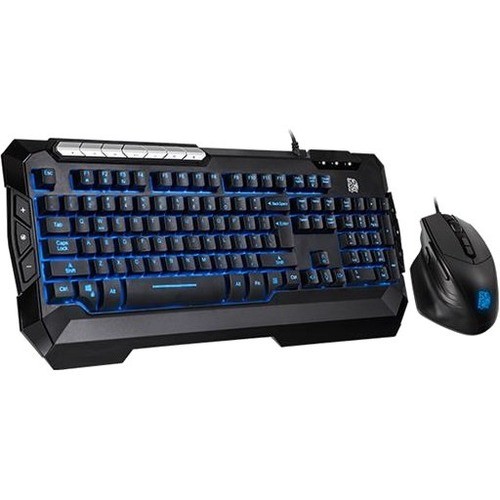Thermaltake CM-CMC-WLXXMB-US Keyboard & Mouse Combos Tt Esports Commander Combo V2 Gaming Keyboard And Mouse - Usb Membrane Cable Keyboard - Black - Usb Ca Cmcmcwlxxmbus 841163073209