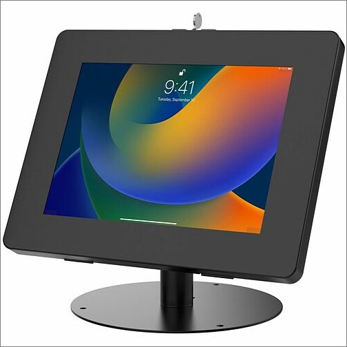Cta Digital PAD-HSKSBL Stands & Cabinets Cta Digital Hyperflex Security Kiosk Stand For Tablets With Large Universal Locking Enclosure (black Padhsksbl 656777020668