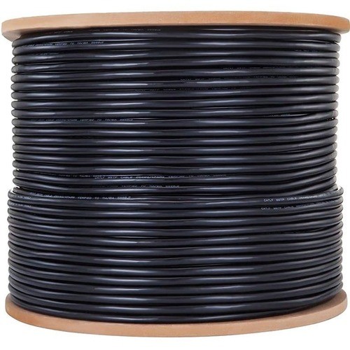 4xem 4XCAT6A1000BK Cables 4xem Cat6a Bulk Cable (black) - 1000 Ft Category 6a Network Cable For Network Device, Home Theater S 841567000740