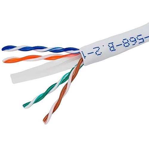 4xem 4XCAT6STRANDW Cables 4xem 1000 Ft Roll White Cat6 Stranded Cm-rated For In-wall Use - 1000 Ft Category 6 Network Cable Fo 841567001259