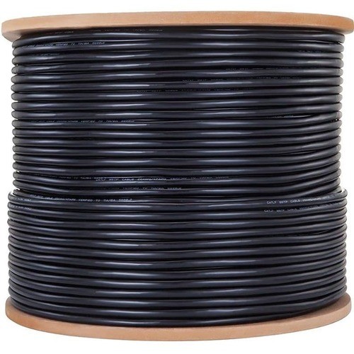 4xem 4XCAT71000BK Cables 4xem Cat7 Bulk Cable (black) - 1000 Ft Category 7 Network Cable For Network Device, Desktop Computer 841567000788