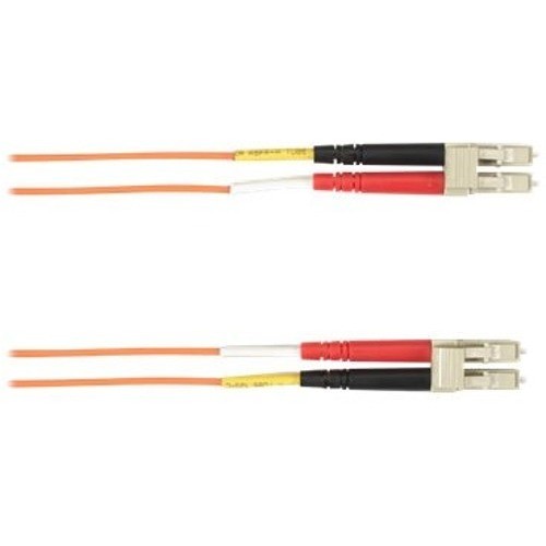 Black Box FOCMRM4-002M-LCLC-OR Cables Black Box Fiber Optic Duplex Patch Network Cable - 6.56 Ft Fiber Optic Network Cable For Network Dev Focmrm4002mlclcor 822088216940