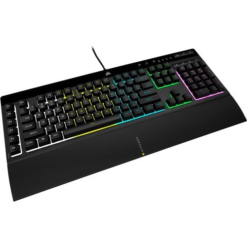 Corsair CH-9226765-NA Keyboards & Keypads Corsair K55 Rgb Pro Gaming Keyboard - Cable Connectivity - Usb 2.0 Type A Interface - Rgb Led - 110  Ch9226765na 840006631798